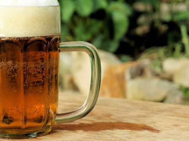 Pinta de cerveza