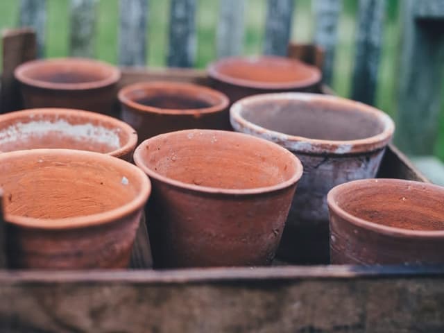 Maceta de cerámica