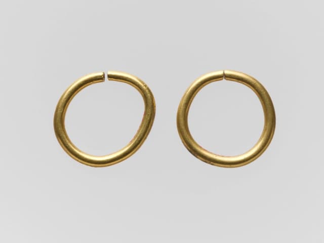 Aros argolla de oro